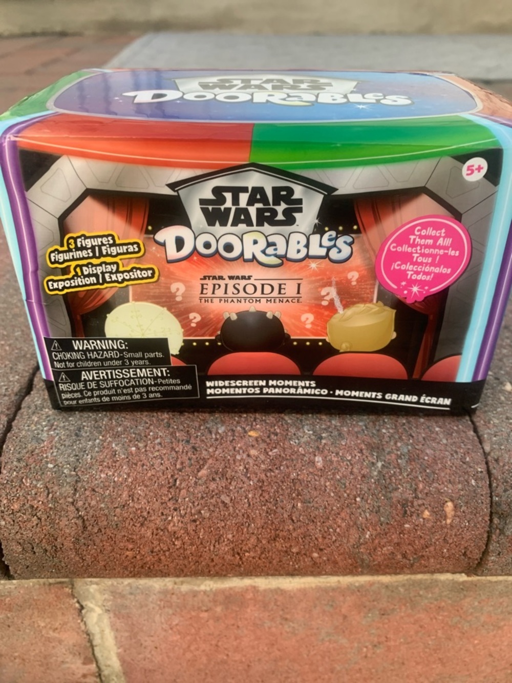🆕- Star Wars Doorables Episode I The Phantom Menace Figurines and one Display